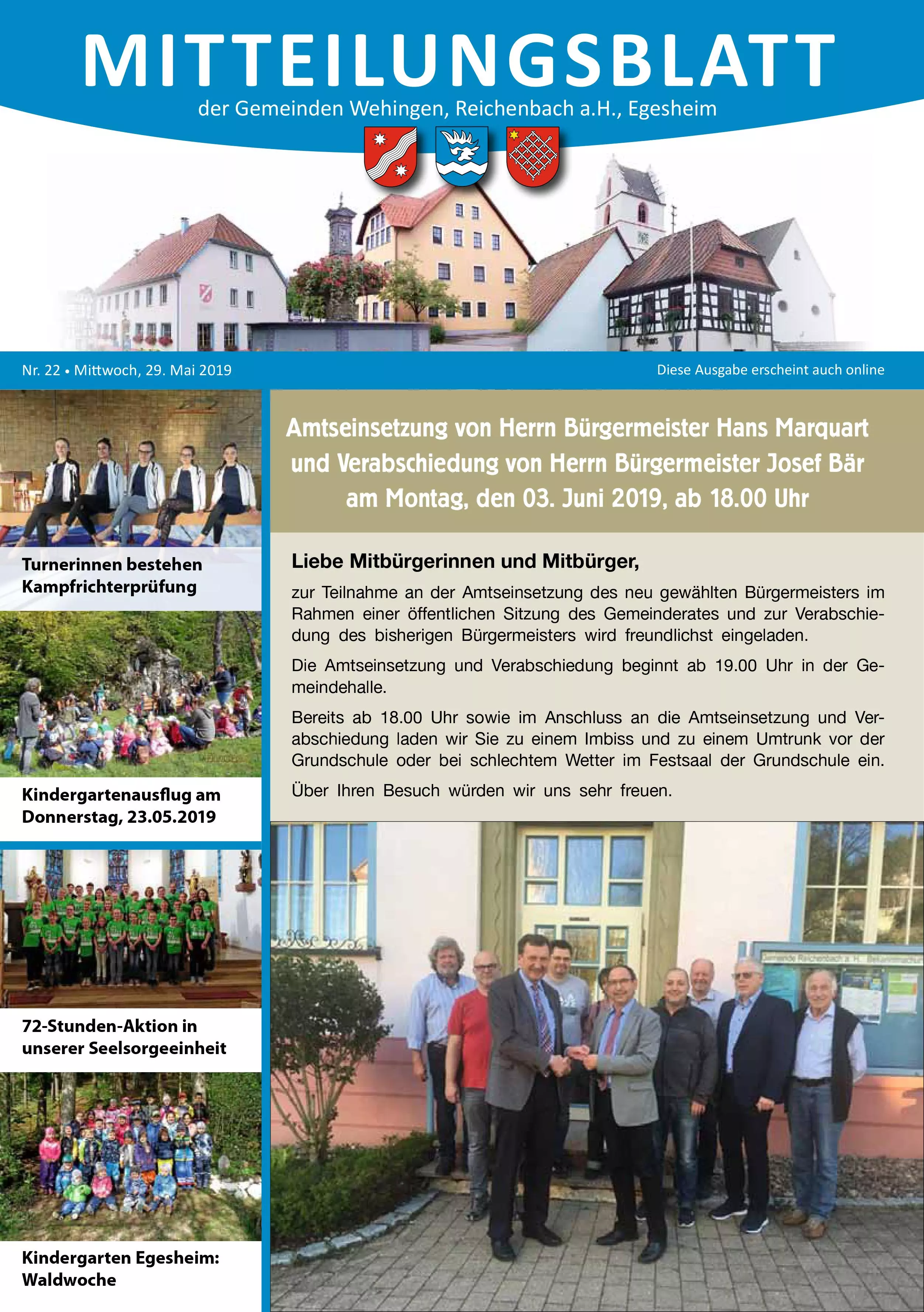 Mitteilungsblatt 22/2019