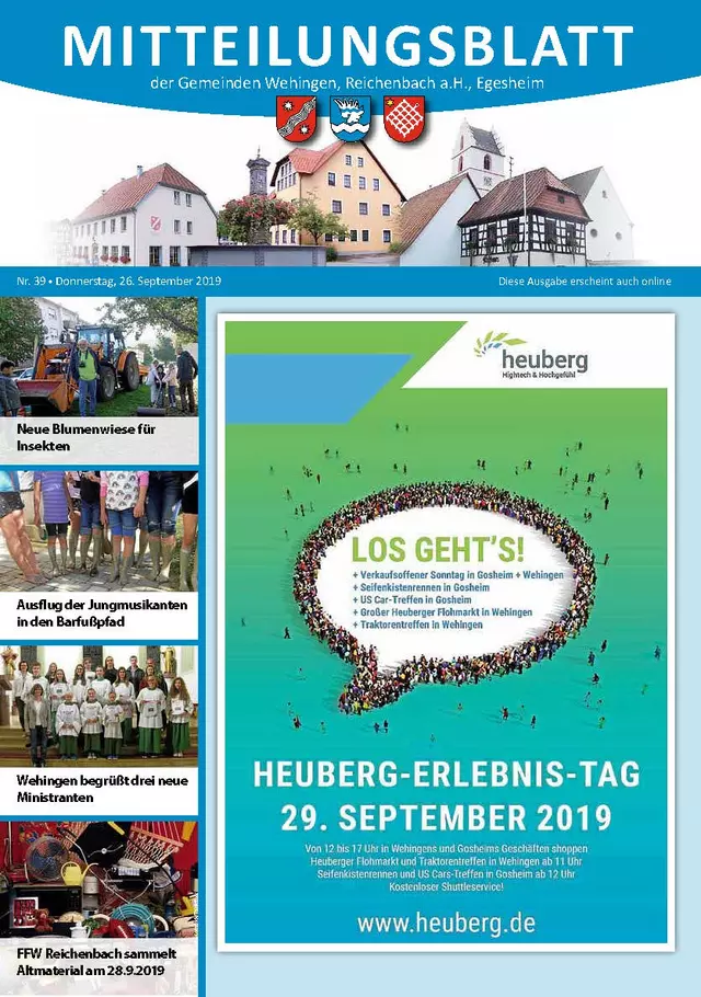 Mitteilungsblatt 39/2019