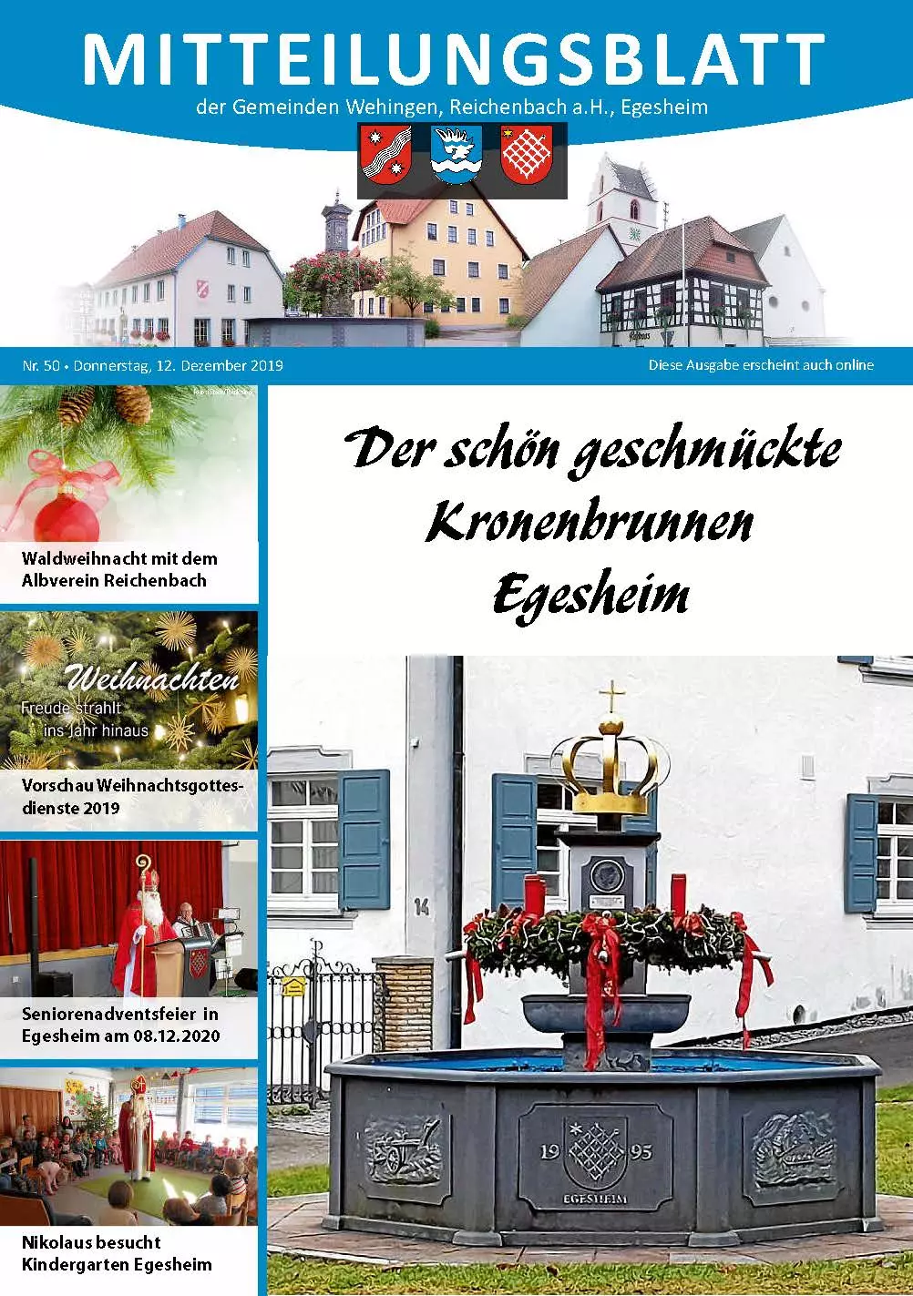 Mitteilungsblatt 50/2019