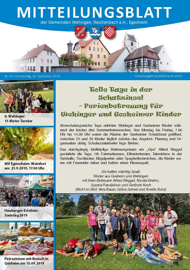 Mitteilungsblatt 37/2019