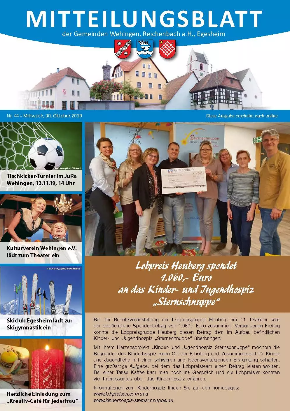 Mitteilungsblatt 44/2019