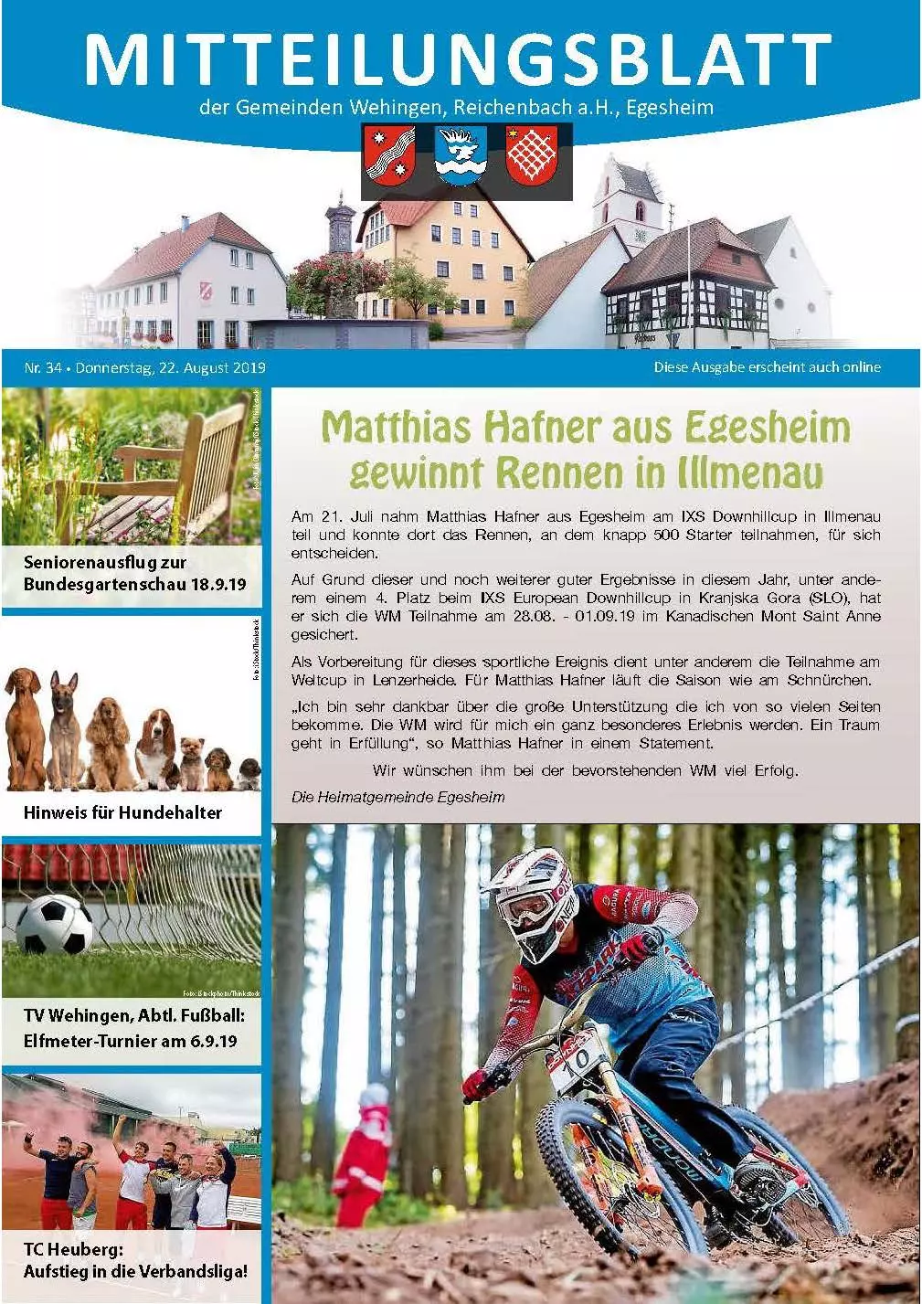 Mitteilungsblatt 34/2019