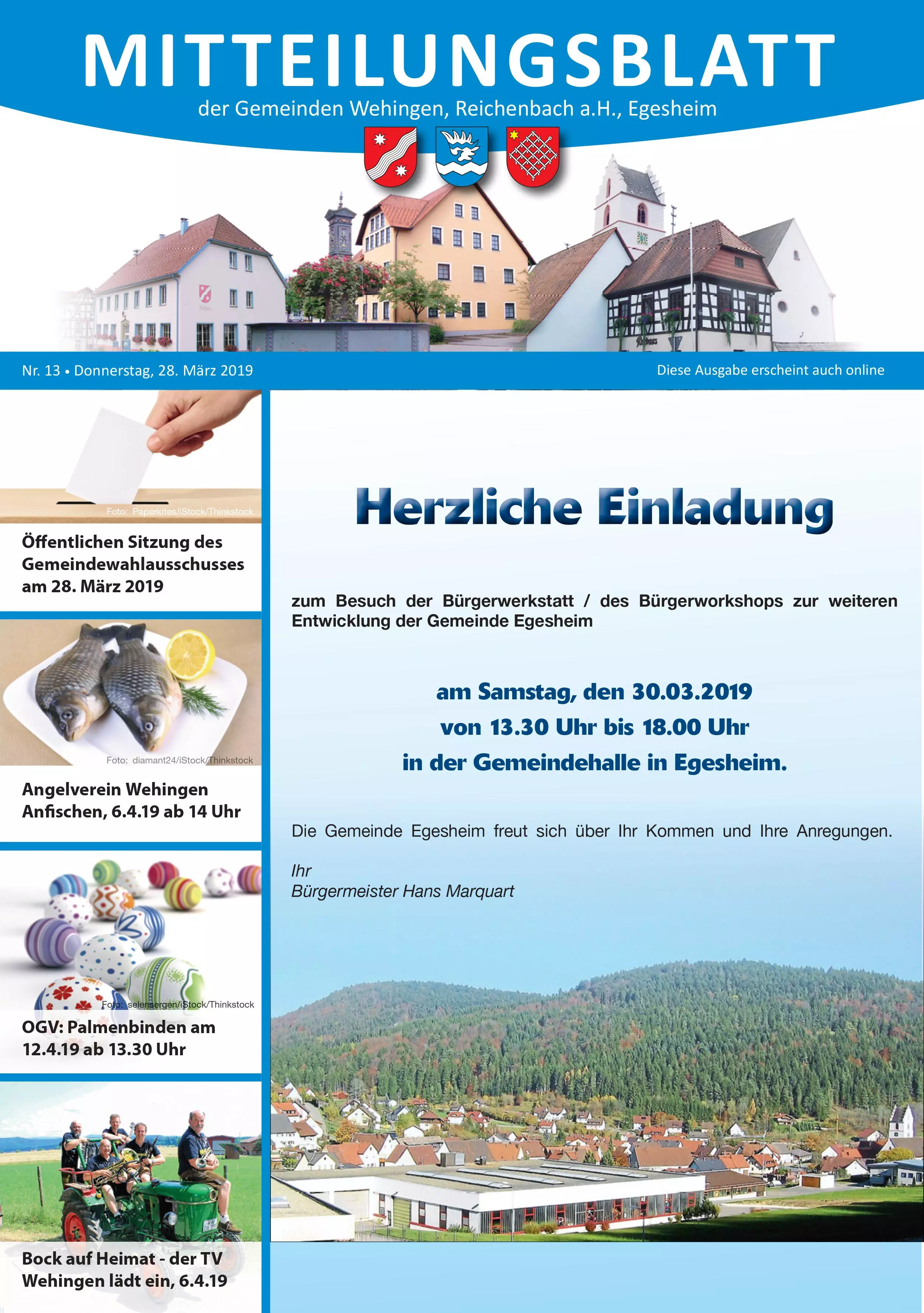 Mitteilungsblatt 13/2019