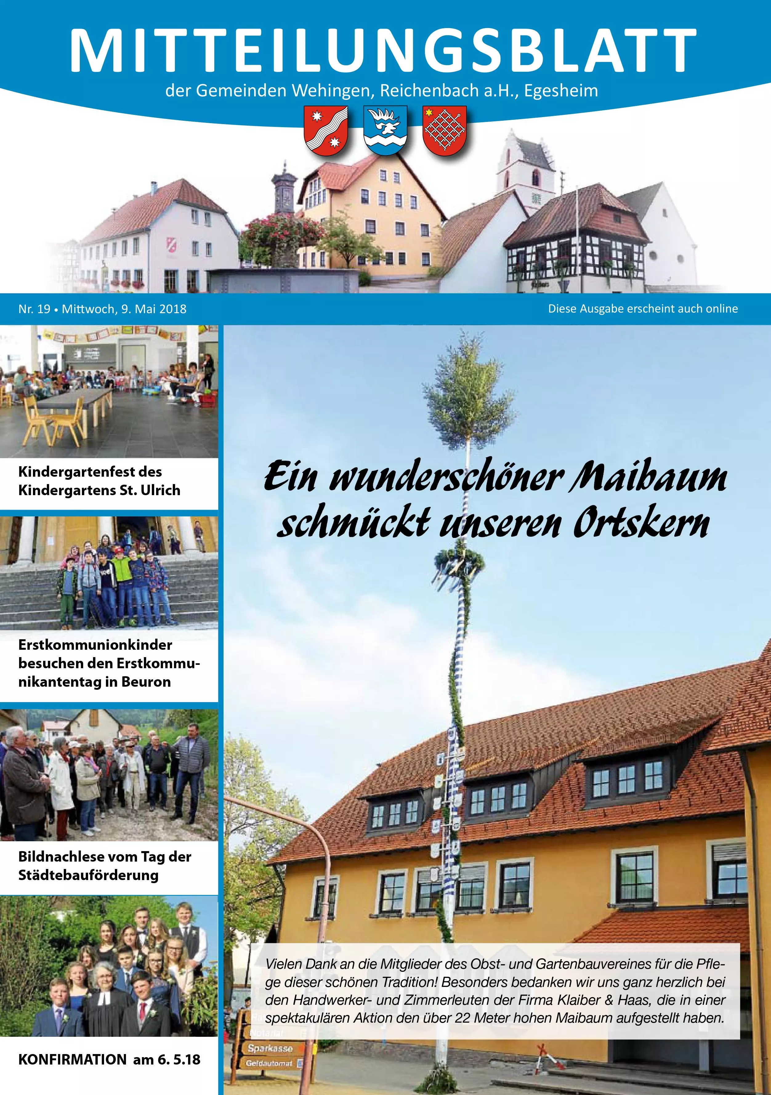 Mitteilungsblatt 19/2018